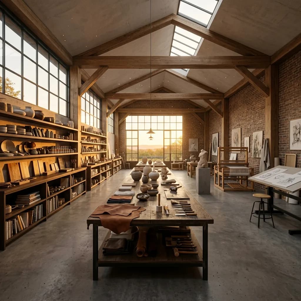 Pristine artisan studio