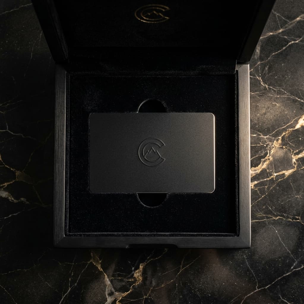 The StudioForge Black Card Box