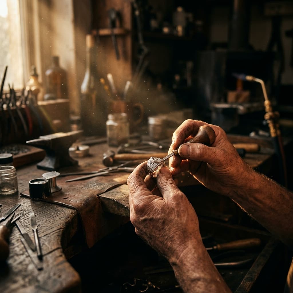 Master artisan at work