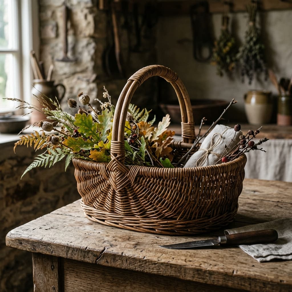 Shopping or foraging basket