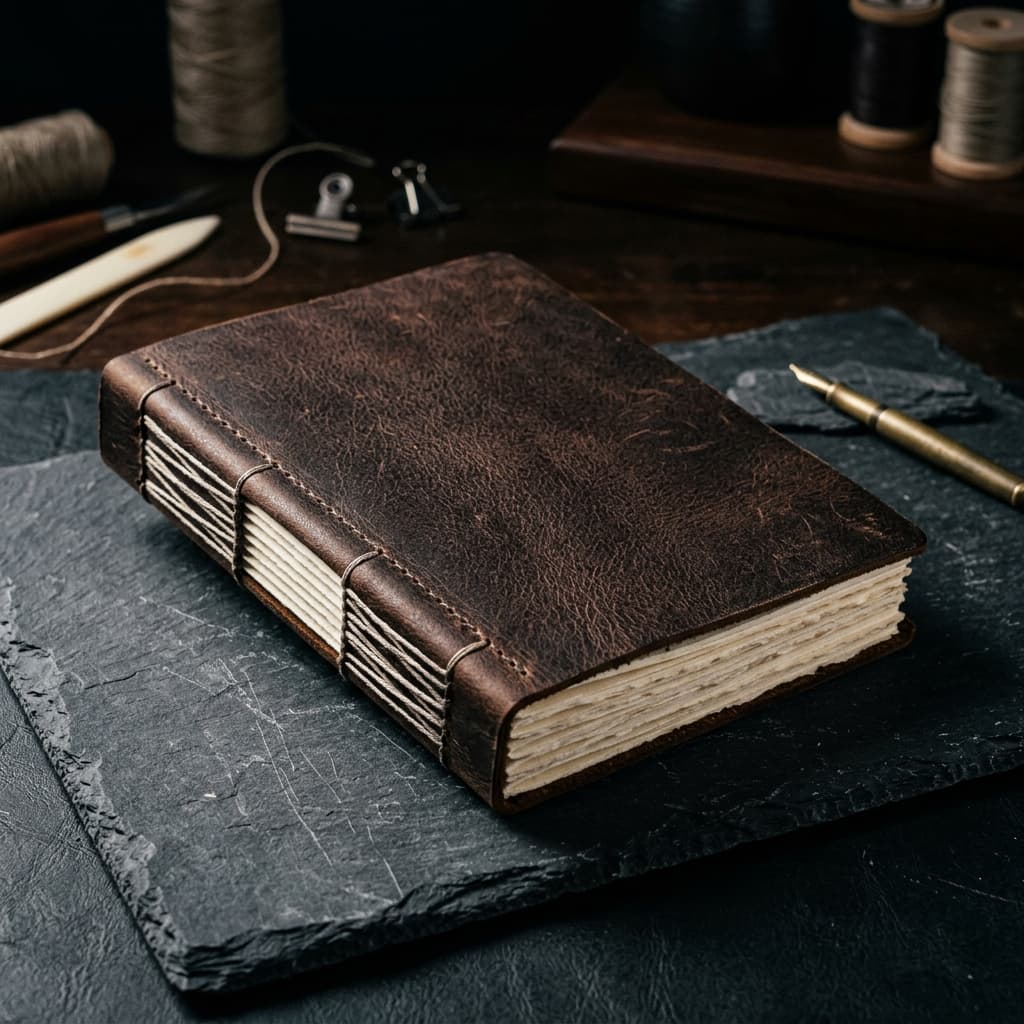 Leather Guestbook (Batch of 10)