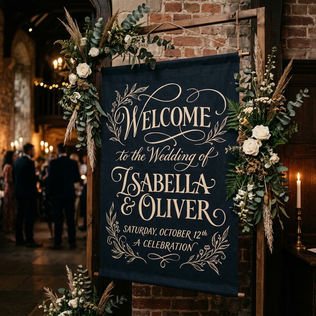 Event signage / welcome boards