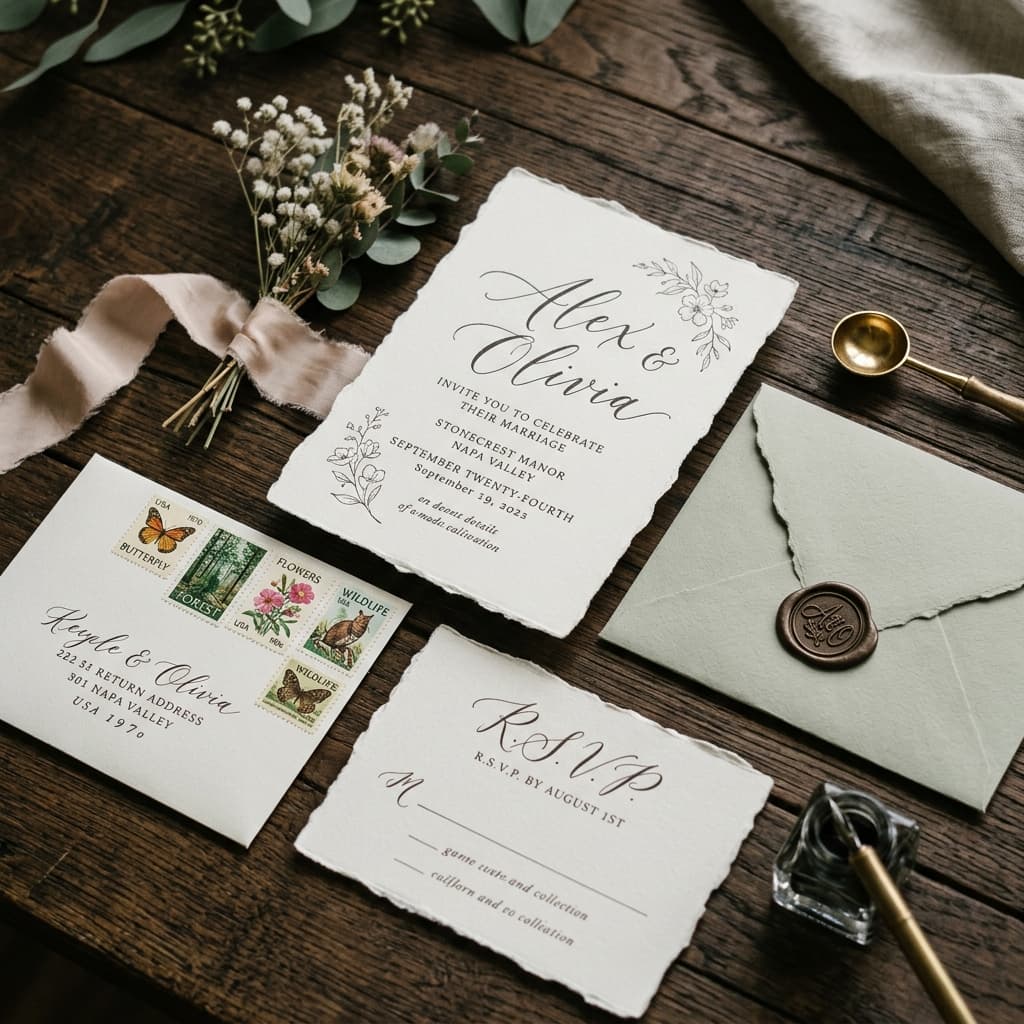 Wedding stationery suite