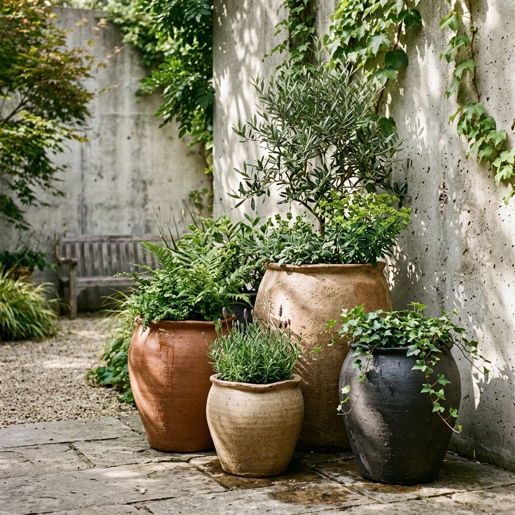 Garden planters (set)