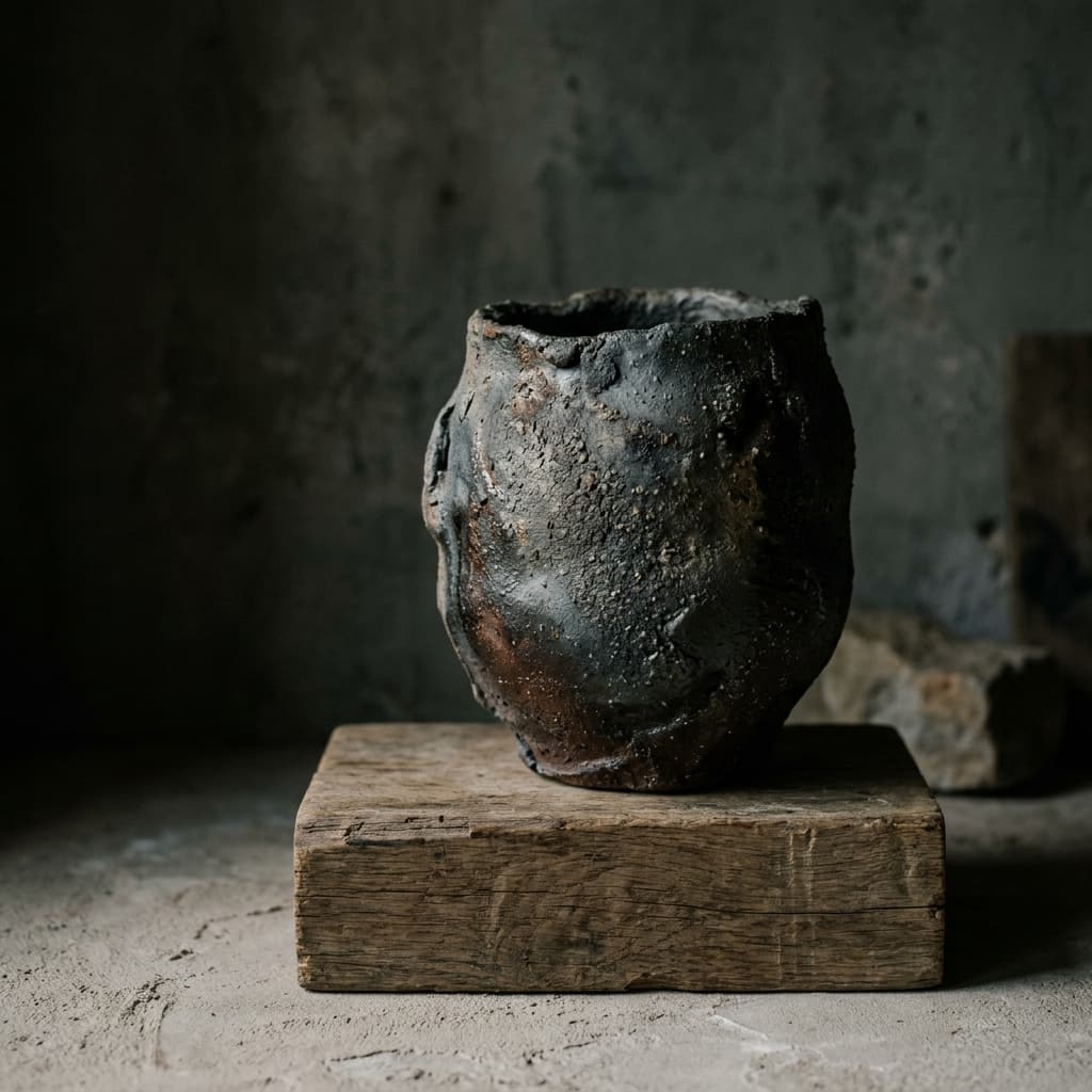 Sculptural vessel or vase