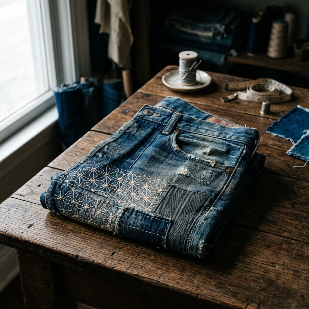 Sashiko Denim Jacket (Batch of 3)