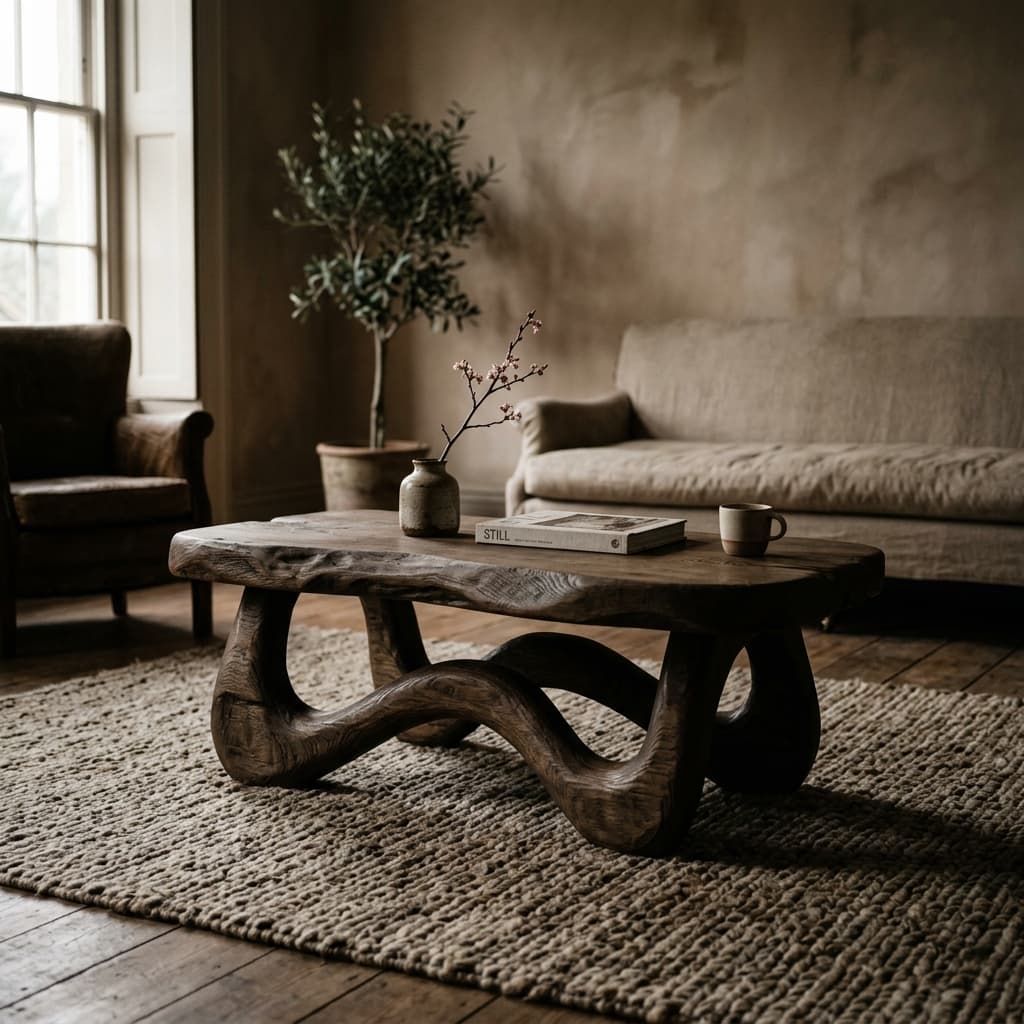 Sculptural coffee table
