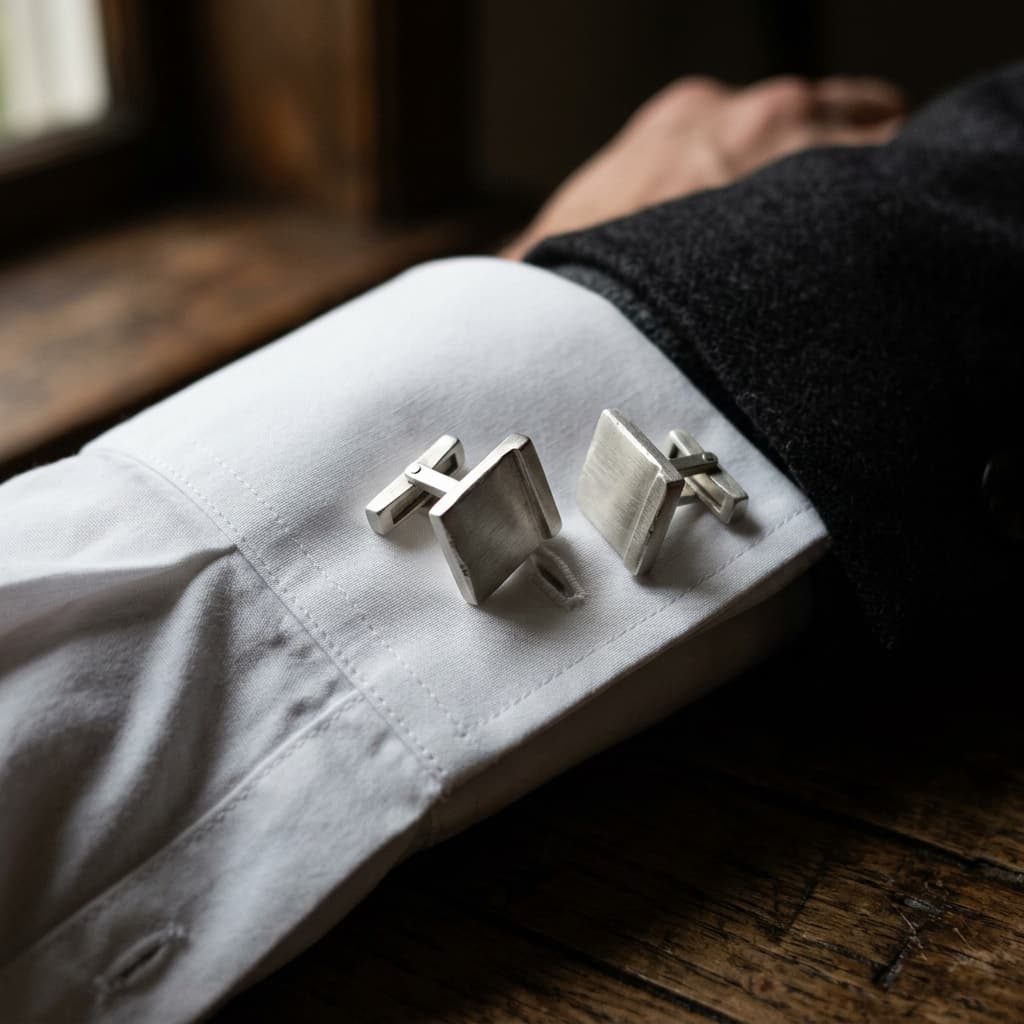 Cufflinks or tie pin
