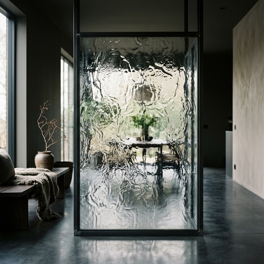 Architectural glass panel