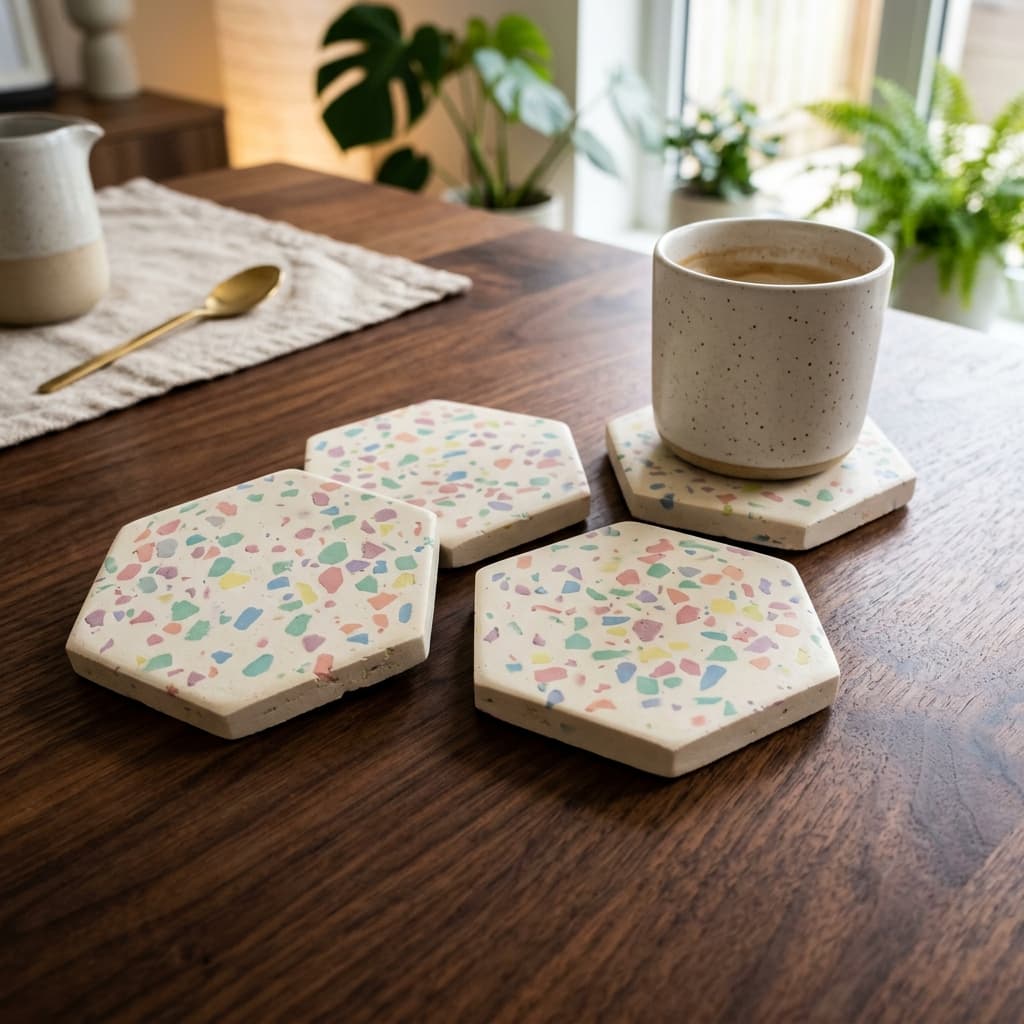 Terrazzo Coaster Set (Batch of 20)