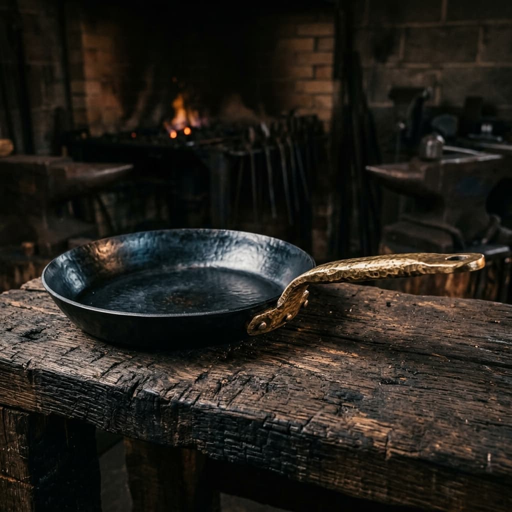 Hand-Forged Carbon Skillet (Batch of 8)