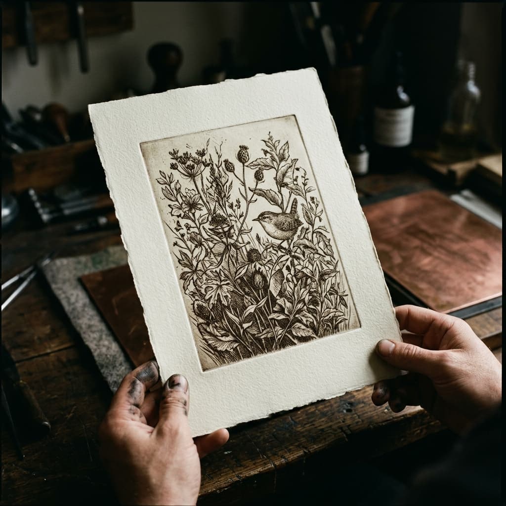 Etching or drypoint