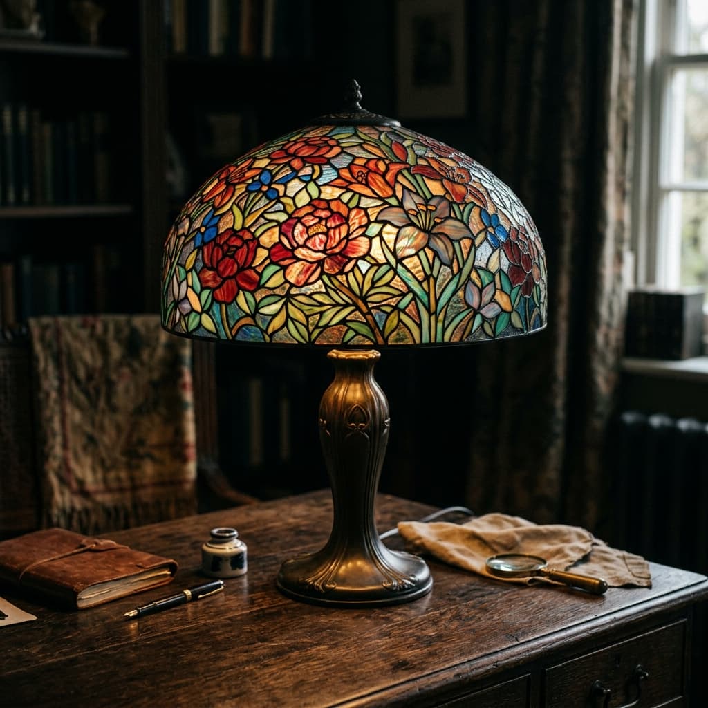 Tiffany-style lampshade