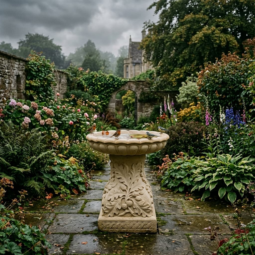 Garden sculpture or birdbath