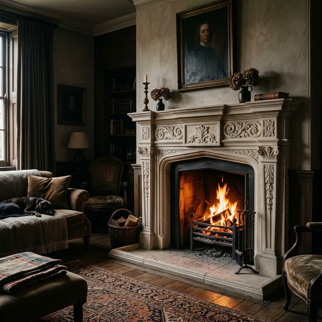 Bespoke fireplace surround